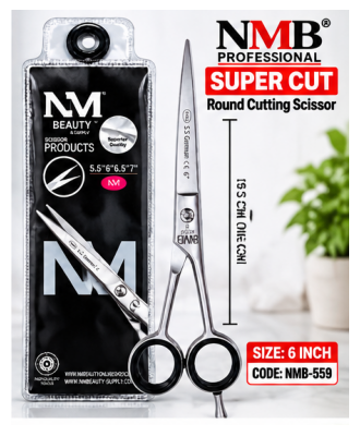 NMB Professional Super Cut Round Cutting Scissor 6" – NMB-559