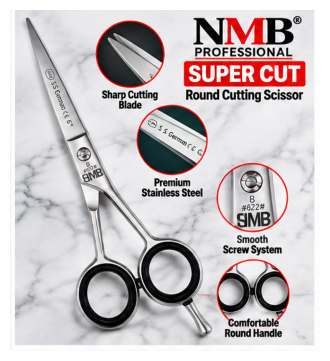 NMB Professional Super Cut Round Cutting Scissor 6" – NMB-559