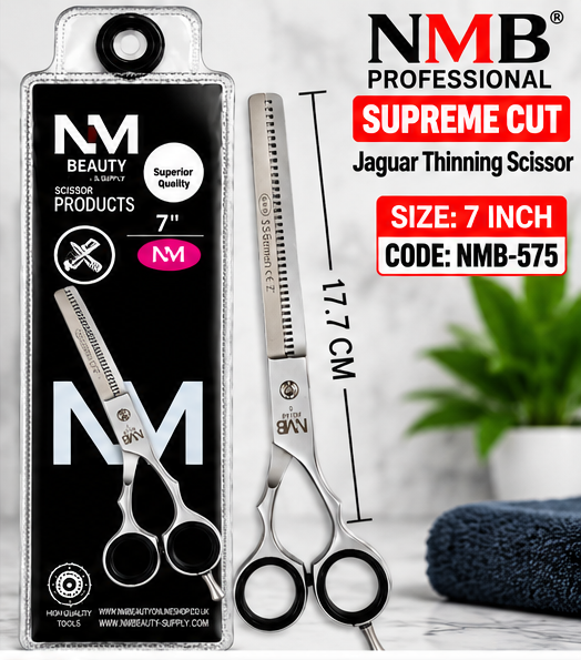 NMB Professional Supreme Cut Jaguar Thinning Scissor 7 Inch – Professional Hair Texturising &amp; Blending Scissors – NMB-575