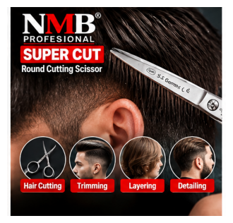 NMB Professional Super Cut Round Cutting Scissor 6" – NMB-559