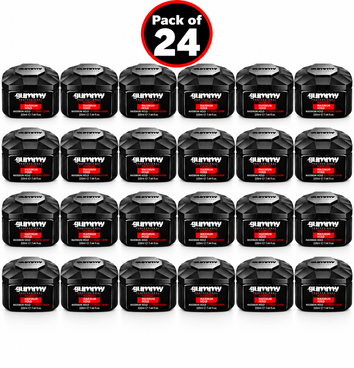 Gummy Professional Hair Gel Maximum Hold 220ml – Extreme Look Styling Gel