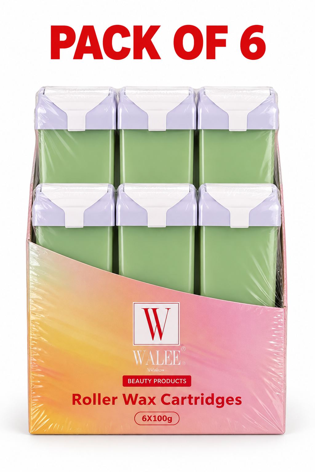 Walee Professional Roller Wax Cartridge – Smooth Hair Removal for Salon and Home Use (Tea Tree)