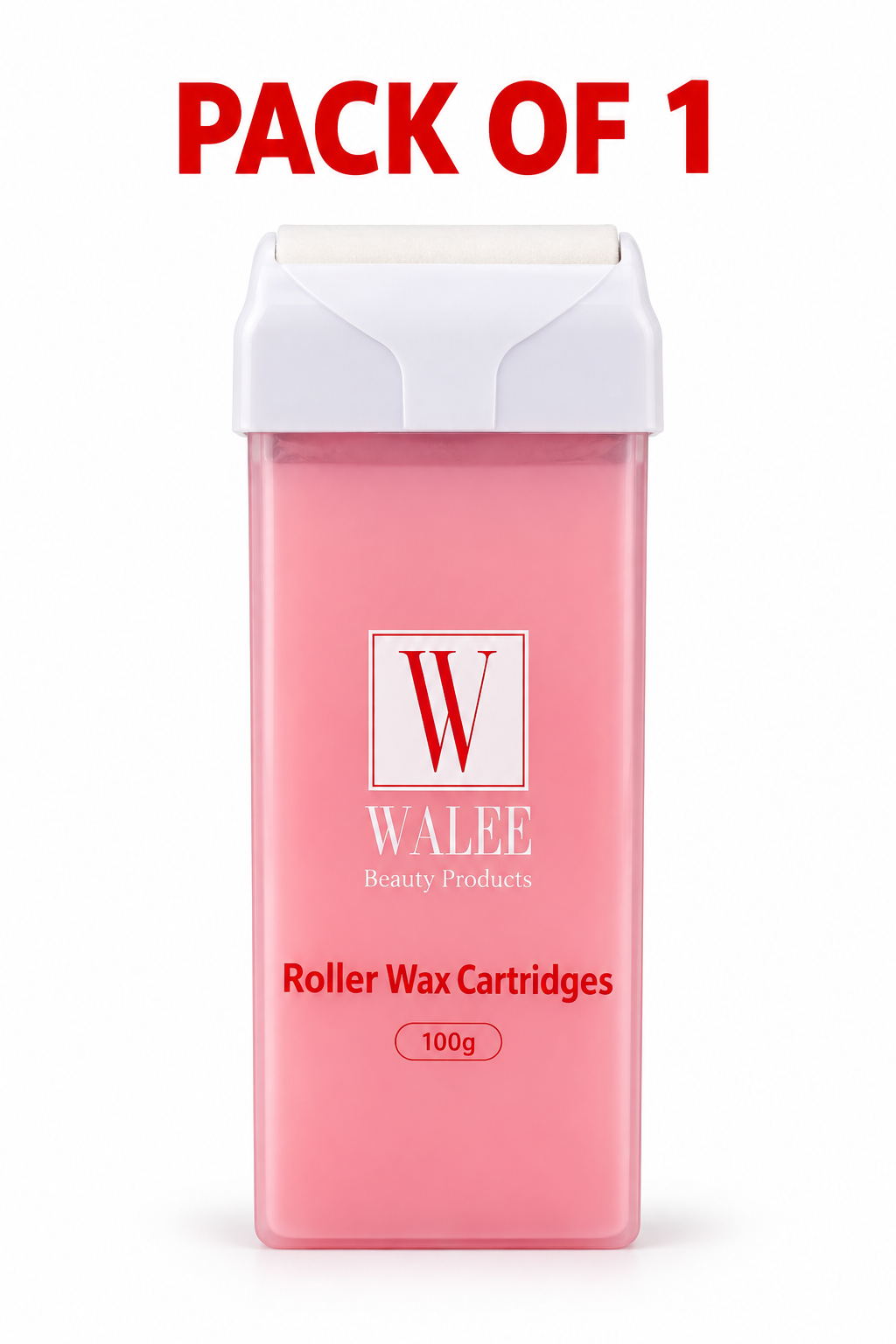 Walee Professional Roller Wax Cartridge – Smooth Hair Removal for Salon and Home Use (Pink)