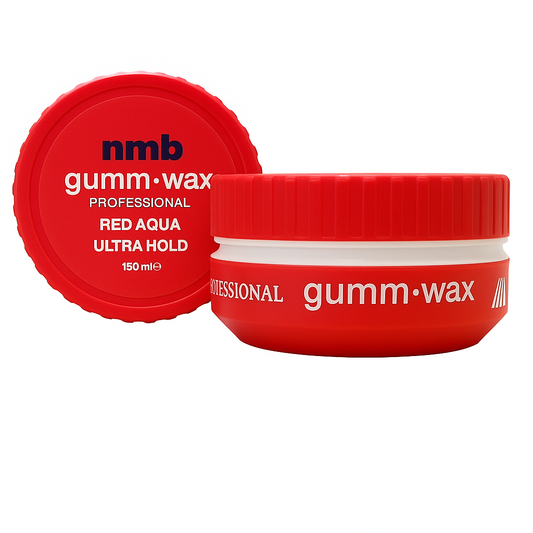 GUMM-Hair Styling Wax Red 150 ml | Edge Control | Hair Gel Wax | Ultra Hold | Strawberry Scent | Men & Women Hair Wax | Maximum Control By Nm Beauty