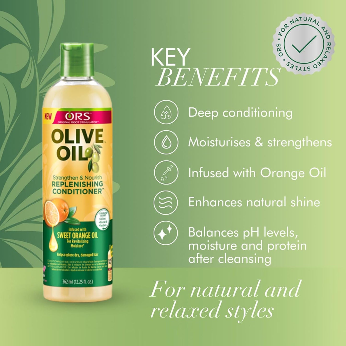 ORS Olive Oil Replenishing Conditioner 362 ml
