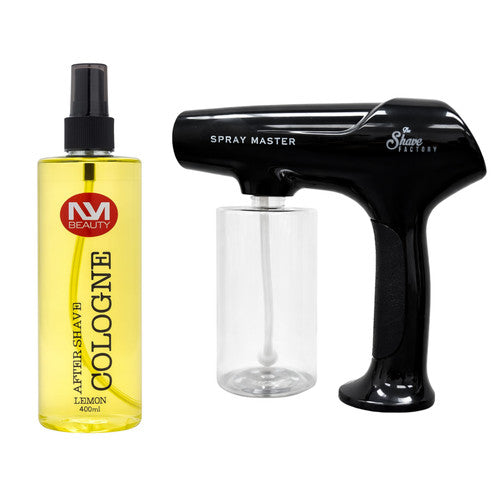 NMB Aftershave Cologne 400ml with Spray Gun – Refreshing Professional Barber Cologne